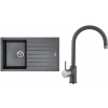 Set Sinks G13572 (dřez Perfecto 860 Titanium 72 + baterie Vitalia Titanium 72)