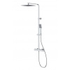 Cersanit City Sprchový set s termostatom, 25x25 cm, chróm S951-341