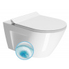 GSI NORM závesná WC misa, GeniusFlush, 36x55cm, biela ExtraGlaze 862111
