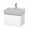 Duravit L-Cube - Umývadlová skrinka 39x58x46 cm, 1 zásuvka, matná biela LC617501818