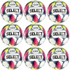 Výhodný akčný set - 9x Futbalová lopta SELECT FB Brillant Super TB SK Chance Liga 2024-25 5 bielo-modrý