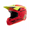Juniorská prilba Alpinestars SM3 Fray red/yellow S