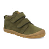 Barefoot detské zimné topánky Koel - Kari Wool Wider zelene