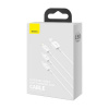 Baseus Baseus Cable Superior Series 3-in-1 Fast Charging Data Cable USB to M+L+C 3.5A 1.5m White (CAMLTYS-02)