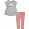 Nike Tunic And Leggings Set Baby Girls Pink Salt 12M