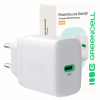 Greencell CHARB-GC-30C-W Nabíječka PowerSource Solo30 USB-C Černá nabíječka 30W USB-C PD - Power Delivery