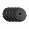 Bitúmenové zaťaženie, sada 4x5 kg 20 kg, otvor 31 mm, klasický tanier REBEL
