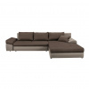 Carryhome ROHOVÁ SEDACIA SÚPRAVA, textil, hnedá, svetlohnedá - Sedačky - 000553002731
