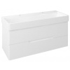 Sapho Mediena - Umývadlová skrinka 117x51x49 cm, biela mat MD120