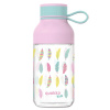 Quokka Kids Ice, Plastová fľaša s pútkom Feathers, 430ml, 40153