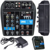 DNA Mix 4U audio mixážny pult USB MP3 Bluetooth analógový 4-kanálový
