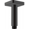 Hansgrohe Vernis Shape - Stropné rameno na hlavovú sprchu 100 mm, čierna matná 26406670