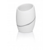 KELA Hrnček Talus polyresin biela KL-20302