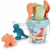 Vedro set Dino Bucket 17 cm Écoiffier 2 formičky zvieratká dinosaury 6 ks od 18 mes