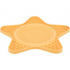 Lick´n´Snack HVIEZDA - podložka na pomalé kŕmenie, 23,5 cm, silikón, žltá