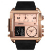 SKMEI 1391 duálny hodinky 3 times Rose gold Čierne