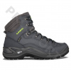Topánky Lowa Renegade GTX MID blue/lime - 10,5 Uk