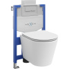 Mexen podomietkový WC set rám Fenix XS-U s WC mísou Rico a pomaly padacou doskou, biely mat - 68530724001