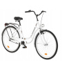 Mestsky bicykel - Krtek 28 palcov Dámsky biely bicykel (Krtek 28 palcov Dámsky biely bicykel)
