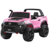 mamido Detské elektrické autíčko Toyota Hilux 4x4 ružové