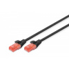 DIGITUS Digitus DK-1617-100/BL sieťový kábel Čierna 10 m Cat6 U/UTP (UTP) (DK-1617-100/BL)