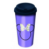 STOR Plastový termo pohár s vrchnákom MINNIE MOUSE Pink 01049 52 ml