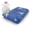 DRYBED Premium Vet Bed XMAS Starry Pine modrý 100 x 75 cm