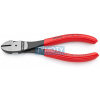 KNIPEX 74 01 160 Silové bočné štiepacie kliešte, plastové návleky, fosfátované na čierno 160mm