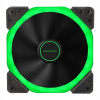Bandit PC ventilátor 120mm, HALO DUAL RING LED, 4+3 pin Barva: zelená