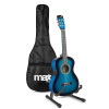 Max SoloArt Junior 3/4 starterset - Akustická detská gitara so stojanom a príslušenstvom - Modrá