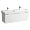 Laufen Pro S Skrinka pod umývadlo 116 cm, s 2 zásuvkami, biely lesk H4835630964751