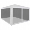 Párty stan so 4 sieťkovanými stenami, 4x3 m