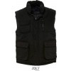 SOL´S VIPER / Pánska vesta s vreckami - black S