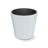 Prosperplast Kvetináč MILLY s vložkou 23,8 cm biela
