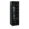 Chladicí skříň prosklené dveře, černá | TEFCOLD SCU 1425 frameless