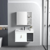 Rea Paris, súprava kúpeľňového nábytku s umývadlom 60cm, biela, REA-M0001