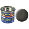 REVELL 67 zeleno šedá matná syntetická modelárska farba (RAL7009), 14ml (REVELL 32167 GREENISH GREY MAT 14ml 0,47fl oz EMAIL COLOR)