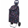 Nákupní taška na kolečkách HOPPA ST-57105 Butterfly tmavě modrá