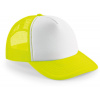 BEECHFIELD B 645 VINTAGE TRUCKER / 5 panelová šiltovka - fluorescent yellow/white Univerzálna