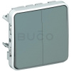 Legrand Plexo IP55 vypínač č.5b, sivý - prístroj