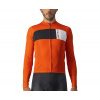 Cyklistický dres s dlhým rukávom Castelli PROLOGO 7 červeno oranžová Veľkosť: XL