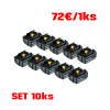 Makita Set 10ks BL1860B 18V 6,0Ah Li-Ion akumulátor LXT 632F69-8