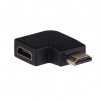 Adaptér Akyga AK-AD-45 HDMI-M / HDMI-F 90st bočný ľavý