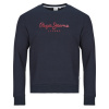 Pepe jeans Mikiny MACBETH PLAIN CREW Námornícka modrá