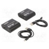 Extender HDMI HDMI 1.3 černá Vlastnosti podporuje EDID Kat 6