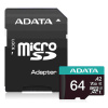 ADATA MICROSDXC 64GB AUSDX64GUI3V30SA2-RA1 (AUSDX64GUI3V30SA2-RA1)