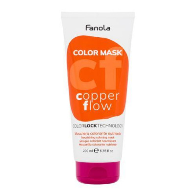 Fanola Color Mask vyživujúca a farbiaca maska na vlasy 200 ml odtieň copper flow pre ženy