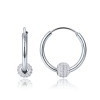 MINET JMAS0322SE00 - MINET Elegantní stříbrné náušnice se zirkony