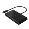 Belkin USB 2.0 adaptér [1x USB-C® - 5x HDMI®, RJ45, USB 3.0, USB-C®, VGA]; AVC004btBK