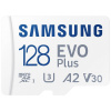 Samsung EVO Plus pamäťová karta micro SD 128 GB UHS-I, v30 Video Speed Class, A2 Application Performance Class vr. SD adaptéru; MB-MC128SA/EU - Samsung micro SDXC 128 GB MB-MC128SA/EU